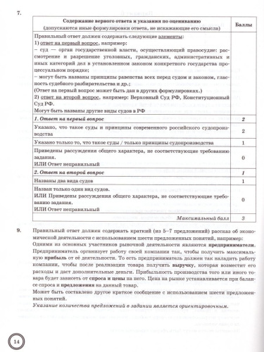 ВПР Обществознание 7 класс 10 вариантов. Типовые задания. ФГОС