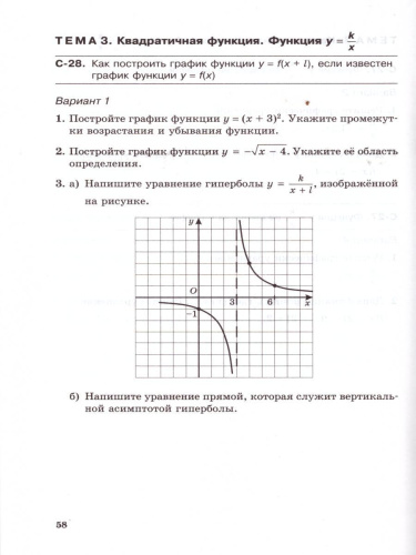 Алгебра 8 класс. Самостоятельные работы к учебнику Мордковича А.Г. ФГОС