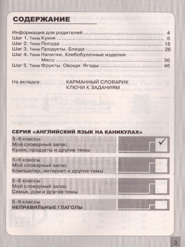 Английский язык 5, 6 класс. Кухня, продукты и другие темы. ФГОС НОВЫЙ