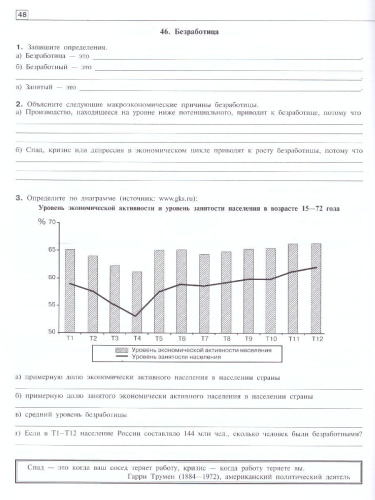 Экономика 10-11 класс. Универсальная рабочая тетрадь. Базовый уровень