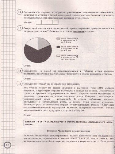 ВПР География 7 класс. Типовые задания. 10 вариантов. ФИОКО СТАТГРАД. ФГОС НОВЫЙ