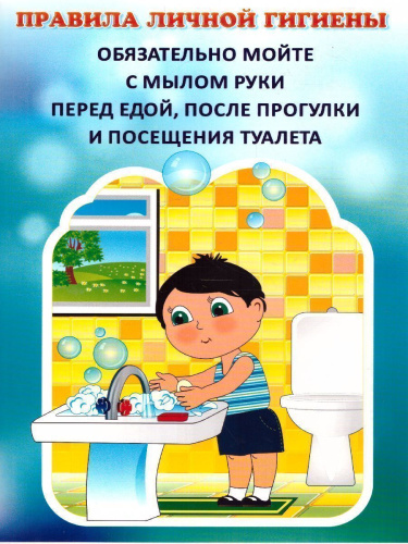 Комплект плакатов "Правила личной гигиены" (8 плакатов) А4