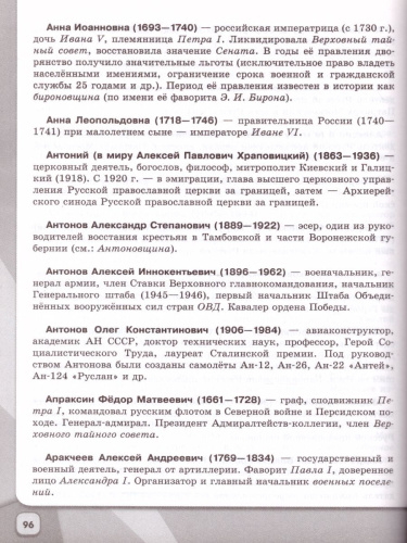 Школьный словарь-справочник по Истории России