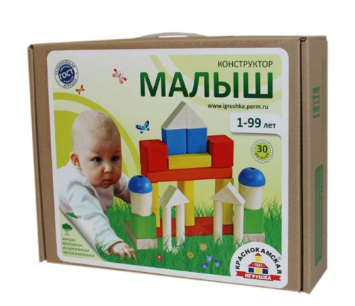 Конструктор. Малыш. 30 деталей
