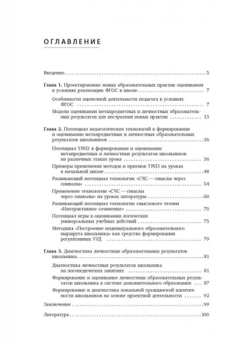 Метапредметные и личностные образовательные результаты школьников