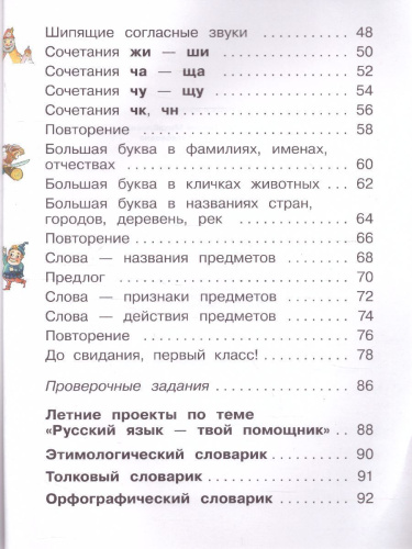 Русский язык 1 класс. Учебник. ФГОС