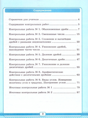 Математика 5 класс. Базовый уровень. Рабочая тетрадь № 2 для контрольных работ к учебнику Виленкина. ФГОС НОВ. К новому учебнику