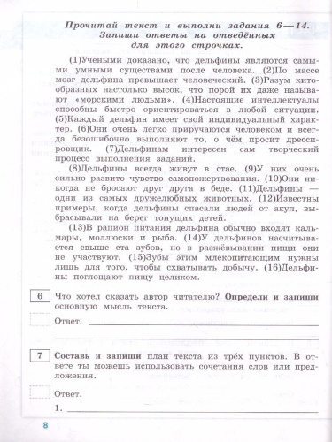 ВПР Русский язык 4 класс. 10 типовых вариантов