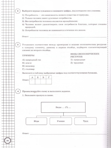 ВПР Обществознание 6 класс. Типовые задания. 10 вариантов. ФИОКО СТАТГРАД. ФГОС Новый