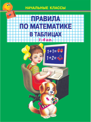 Правила по математике в таблицах 1-4 класс