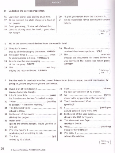 Английский в фокусе 10 класс. Spotlight. Контрольные задания