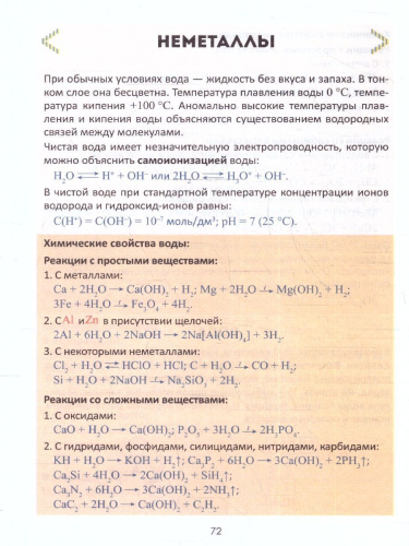 Необходимый школьный минимум. Общая и неорганическая химия