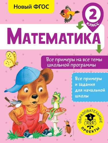 Математика 2 класс. Все примеры на все темы школьной программы