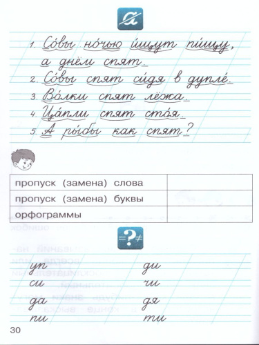 Русский язык 1 класс. Рабочая тетрадь к учебнику В.В. Репкина