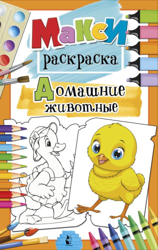 Домашние животные / MAXI-раскраски