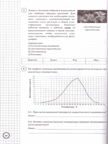 ВПР Биология 5 класс. 25 вариантов ФИОКО СТАТГРАД ТЗ ФГОС