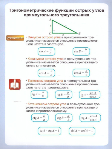 Геометрия 7-11 классы. Треугольник. Прямоугольный треугольник