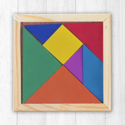 Головоломка "Танграм" буквы и цифры