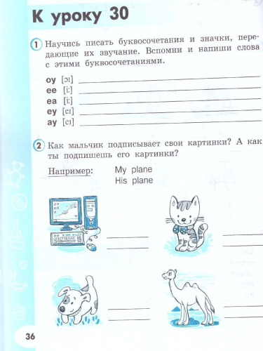 Английский язык 2 класс. Рабочая тетрадь. Углубленный уровень. К новому учебному пособию