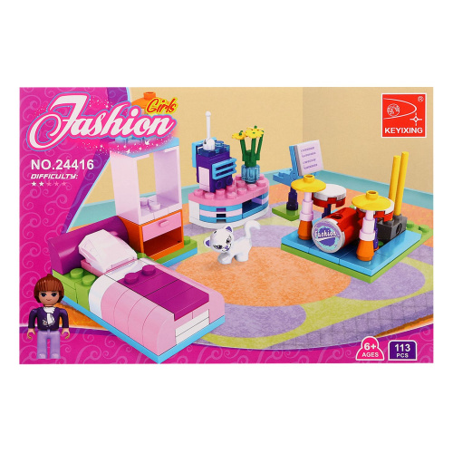 Конструктор Страна Чудес "Чудесная комната", 108 деталей