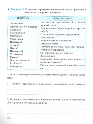 История России 7 класс. Рабочая тетрадь . Часть 2 (к новому ФПУ). ФГОС
