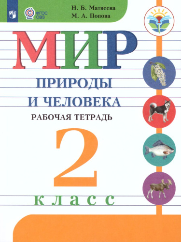 Мир природы и человека 2 класс. Рабочая тетрадь (для обучающихся с интеллектуальными нарушениями)