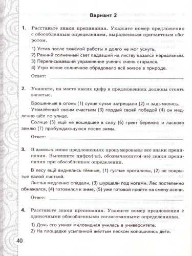 Русский язык 8 класс. Тесты без выбора ответа. К учебнику Л. А. Тростенцовой. ФГОС