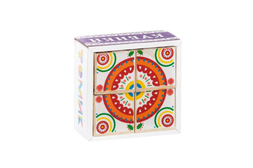 Кубики сложи рисунок "Русские узоры"