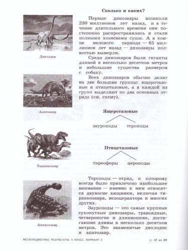Метапредметные результаты. Стандартизированные материалы для оценки читательской грамотности. 5 класс. Варианты 1-4. ФГОС
