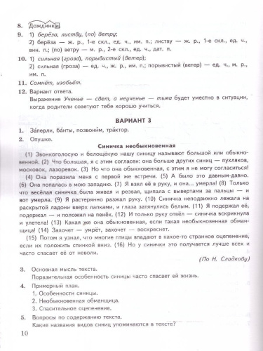 ВПР Русский язык за курс начальной школы. Типовые задания. 10 вариантов. ФИОКО. ФГОС Новый