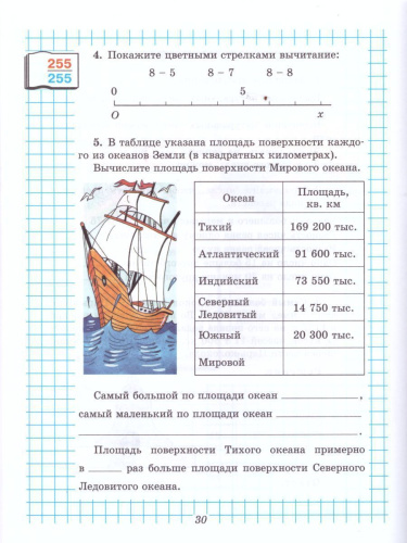 Математика 5 класс. Рабочая тетрадь. Часть 1. К учебнику Виленкина Н.Я.