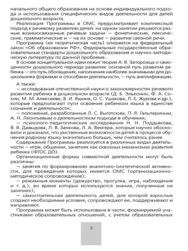 Парциальная общеобразовательная программа дошкольного образования "От звука к букве"