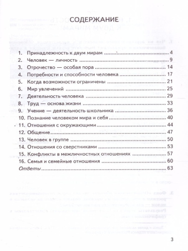 КИМ-ВПР Обществознание 6 класс. ФГОС