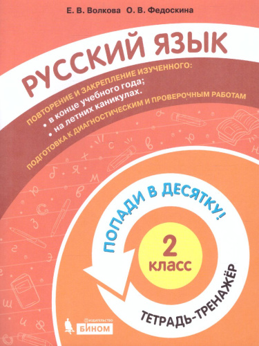 Попади в 10! Русский язык 2 класс. Тетрадь-тренажер