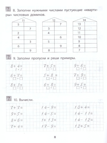 Учимся сами. Складываем и вычитаем в пределах 20. 1-4 класс