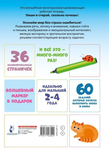 Пиши-стирай 2-4 года