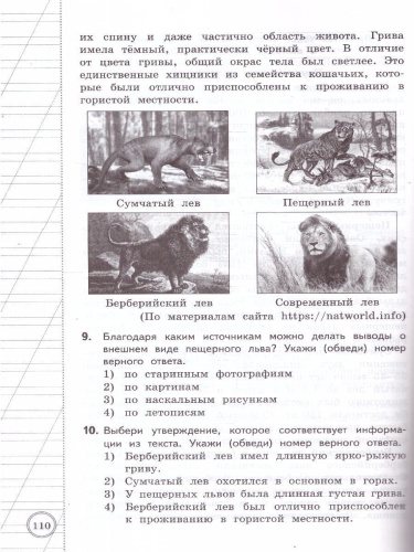 ВПР Читательская грамотность 4 класс. 10 вариантов ТЗ ФГОС