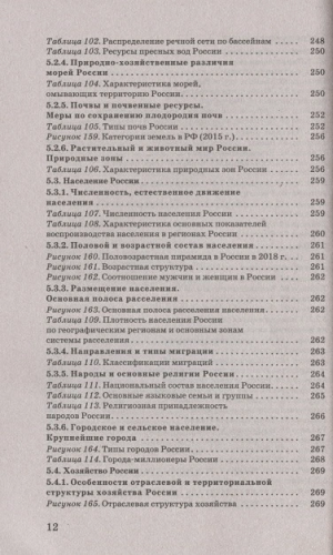 География в таблицах и схемах для подготовки к ОГЭ